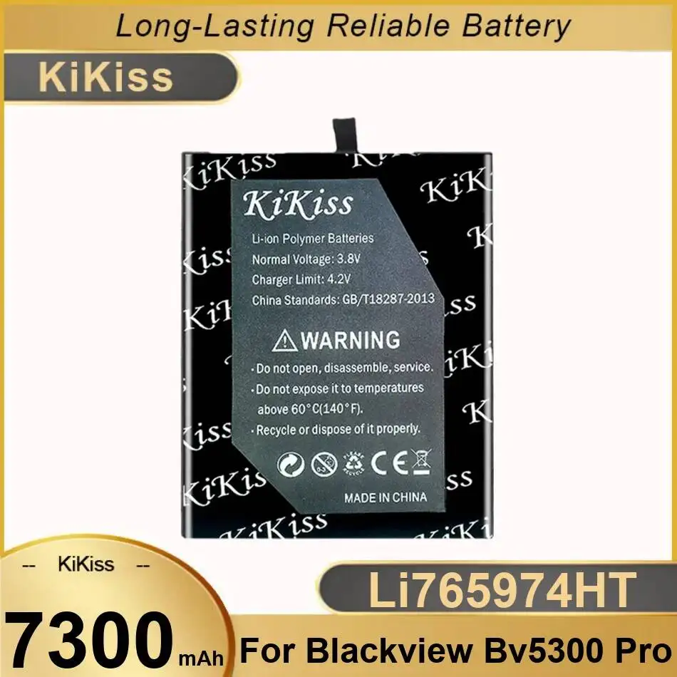 

Lightweight BV5300 Li765974ht For Blackview Pro 7300Mah Mobile Phone Battery Premium Replacement