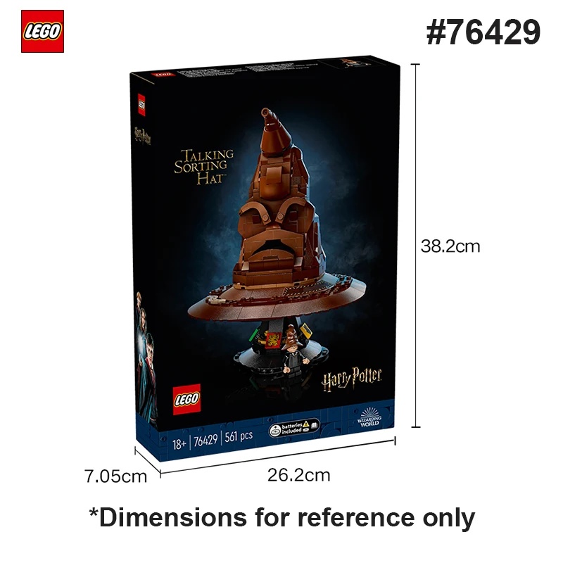 LEGO 76429 Talking Sorting Hat 561 PCS for Harry Potter  fans  Buiding Blocks Model DIY Toys For Boys Girl Gift ages 18+