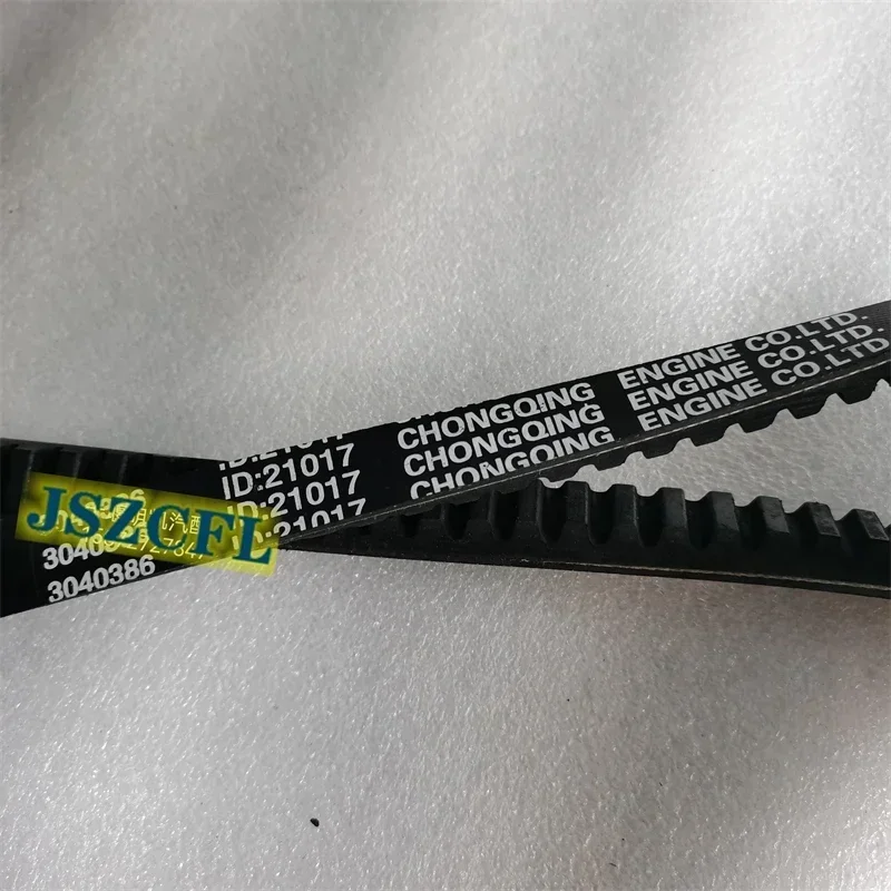 High-Quality 1PC New 3040386 Fan Belt for Cummins NTA855 Engine Generator Set, Compatible with Model 21017