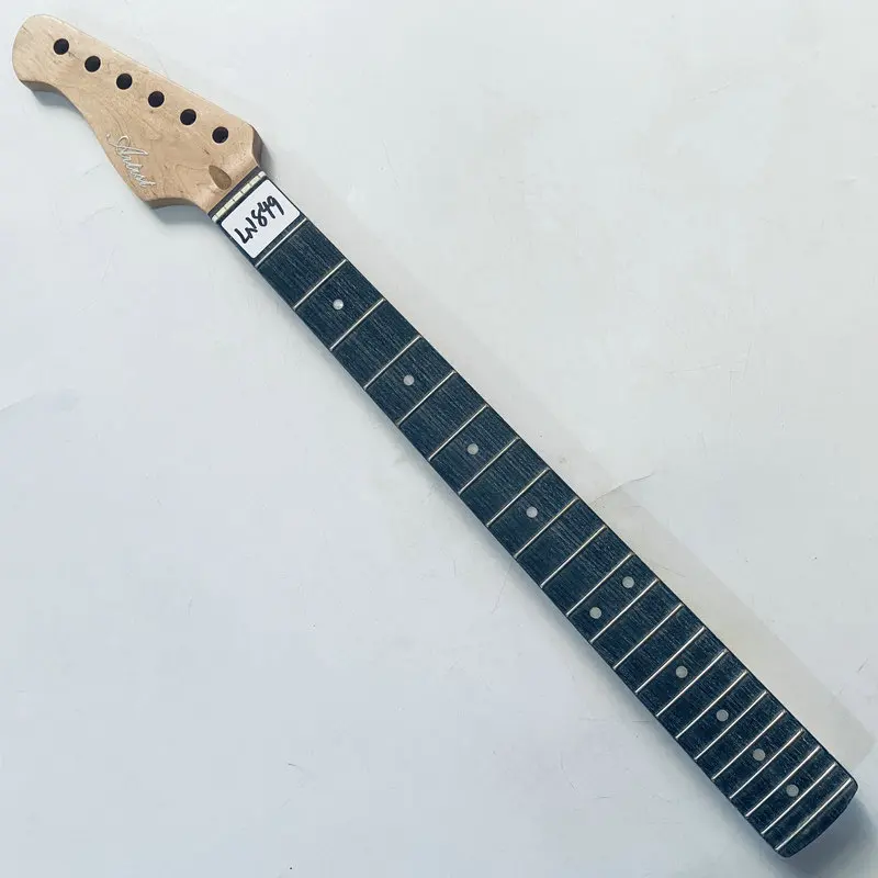 

LN849 Left Hand ST Electric Guitar Neck Maple Rosewood 22 Frets for DIY Guitar Parts Right Hand Surface Damages and Dirty