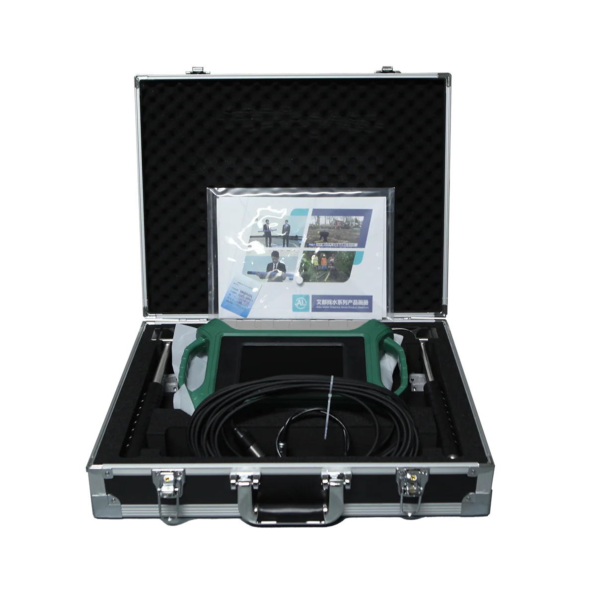 Upgrading  new version ADMT-300S-X 3D Touch screen type water detector underground/water detector