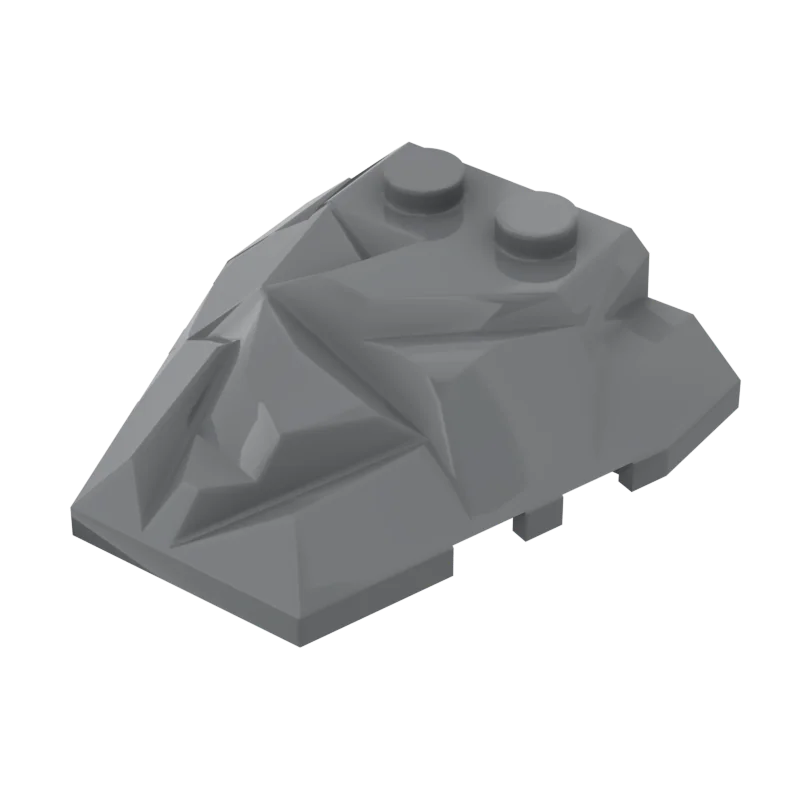 MOC 1PCS 64867 Wedge 4x4 Adaptive Building Blocks Fractured Polygon Top Bricks Toys Idea Adults Special Day Birthday Gifts