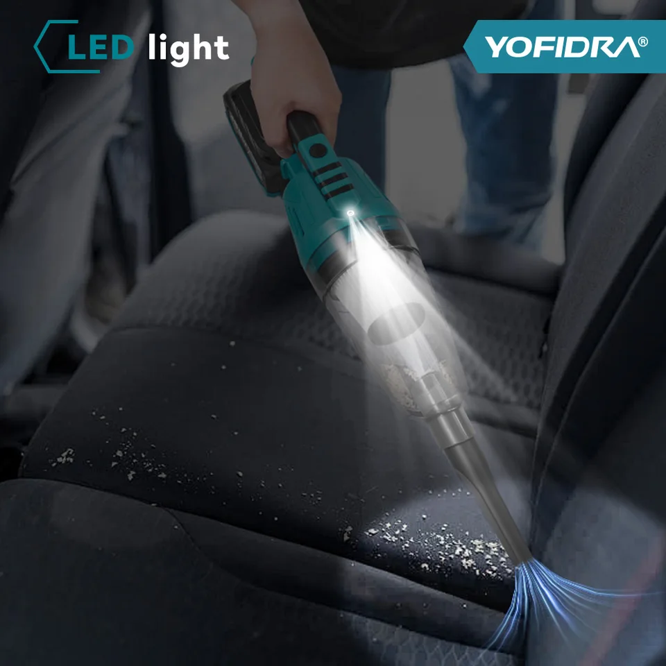 YOFIDRA 2 in 1 電動コードレス掃除機 ポータブル充電式 家庭用掃除機