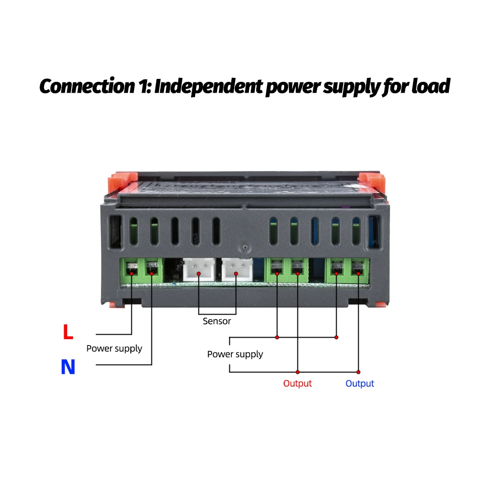 STC3008 Dual Digital Display Temperature Controller Microcomputer Thermostat Regulator  Control Switch 110-220V AC, 12/24V DC