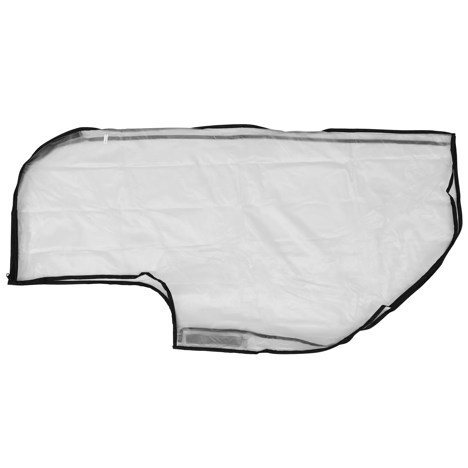Foldable Golf Bag Rain Cover Waterproof Transparent Cover with Zipper Easy Carry for Luggage Protection Against Rain Dust
