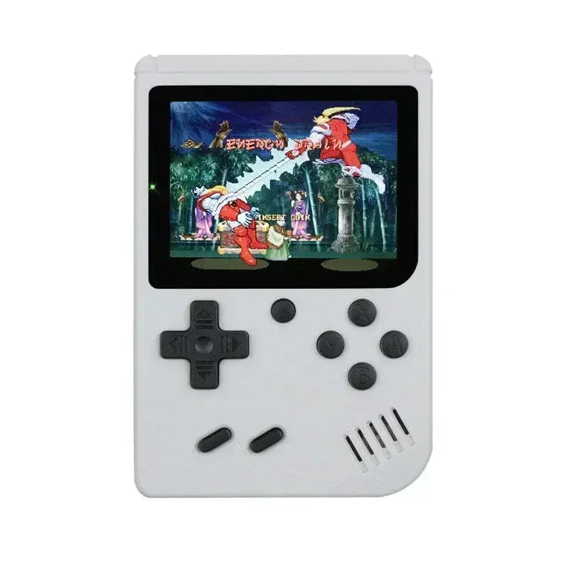 Marios Portable Video Game Console 3 Inch Handheld Connect TV Built-in Color Player with 400 Classic Games Kids Gift
