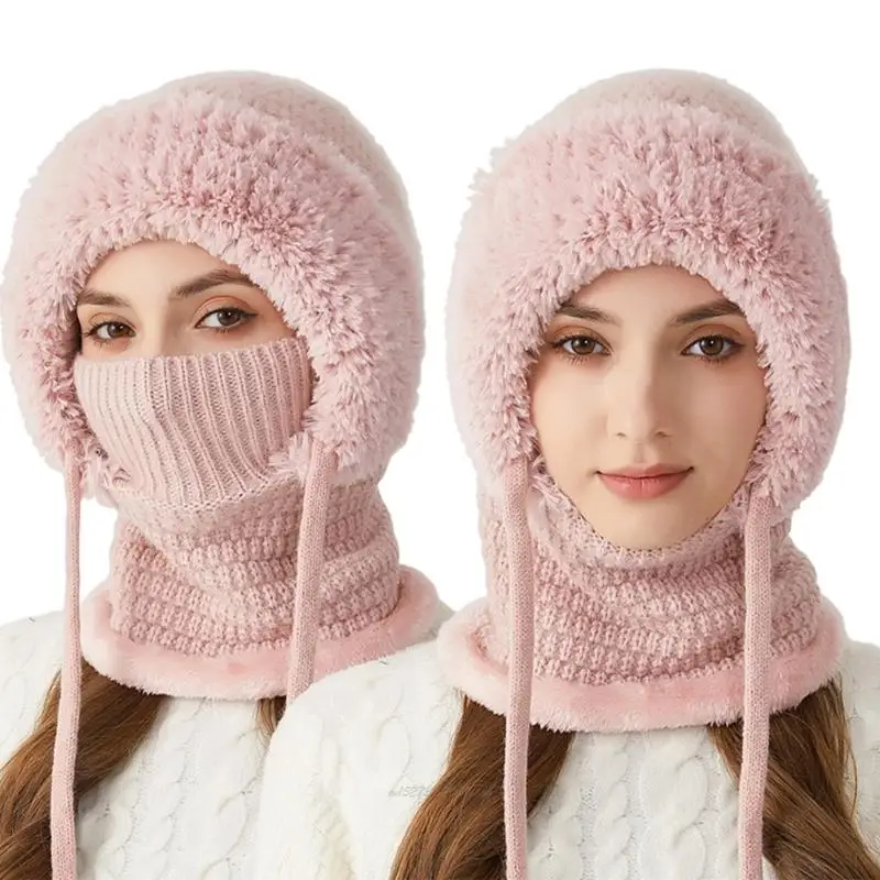X5XA Multifunctional Knitted Hat – Winter Windproof Warm Hat Scarf Mask Triple-Function Design