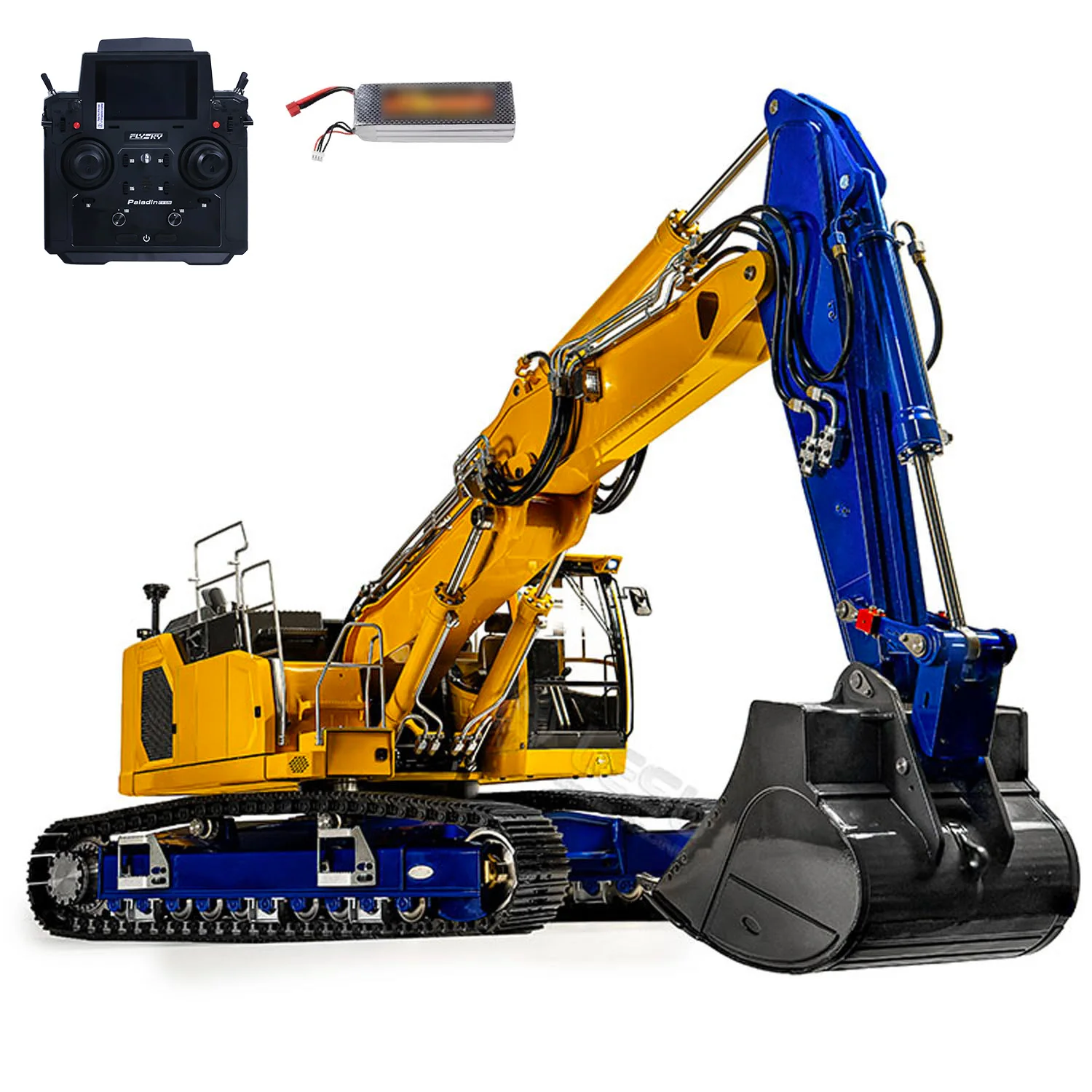 

LESU Aoue-LR945 1/14 3-arm RC Hydraulic Digger Metal Radio Control Painted Finished Excavator Trucks Cars Vehicle Toys TH23759