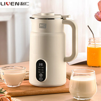 Liven Soymilk Maker 1000ml Food Blender Soymilk Machine For 1-4 Person 12H Reservation Rice Past Corn Juice Easy Cleaning