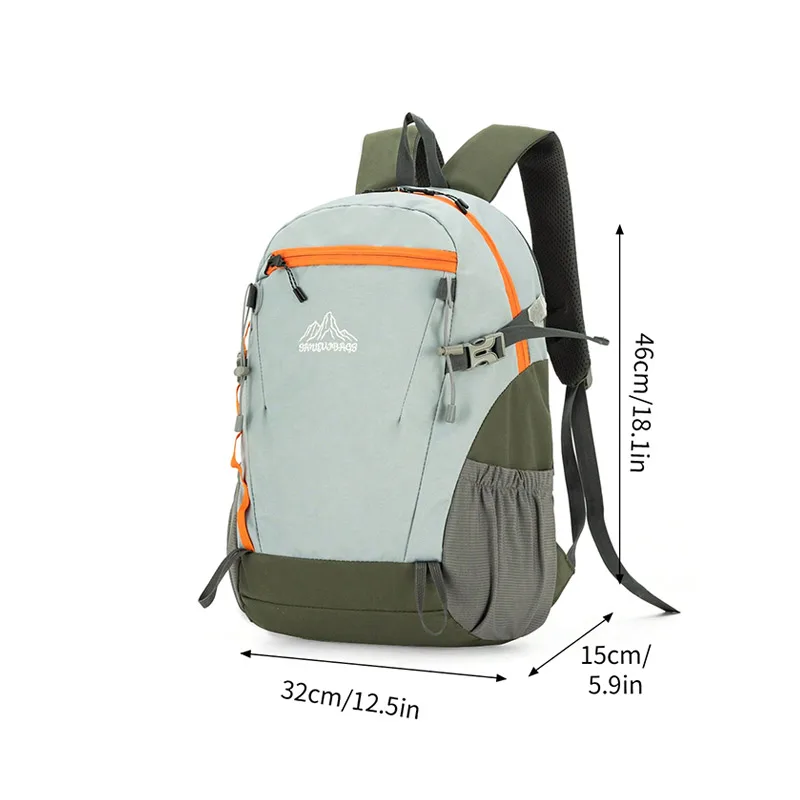 Lightweight Mountaineering Bag 20 Liters Men\'s Backpack Outdoor Hiking Backpack Girls Travel Lightweight College Student Bag