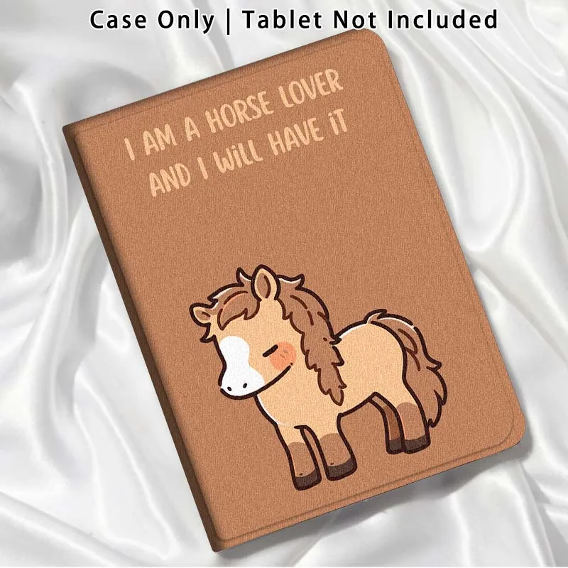 

Cartoon Horse For Xiaomi Poco Redmi Pad 2 4 5 6 6S 7 7S SE Pro Ultra Max 14 11 8.8 11.2 12.5 Inch Tablet Case