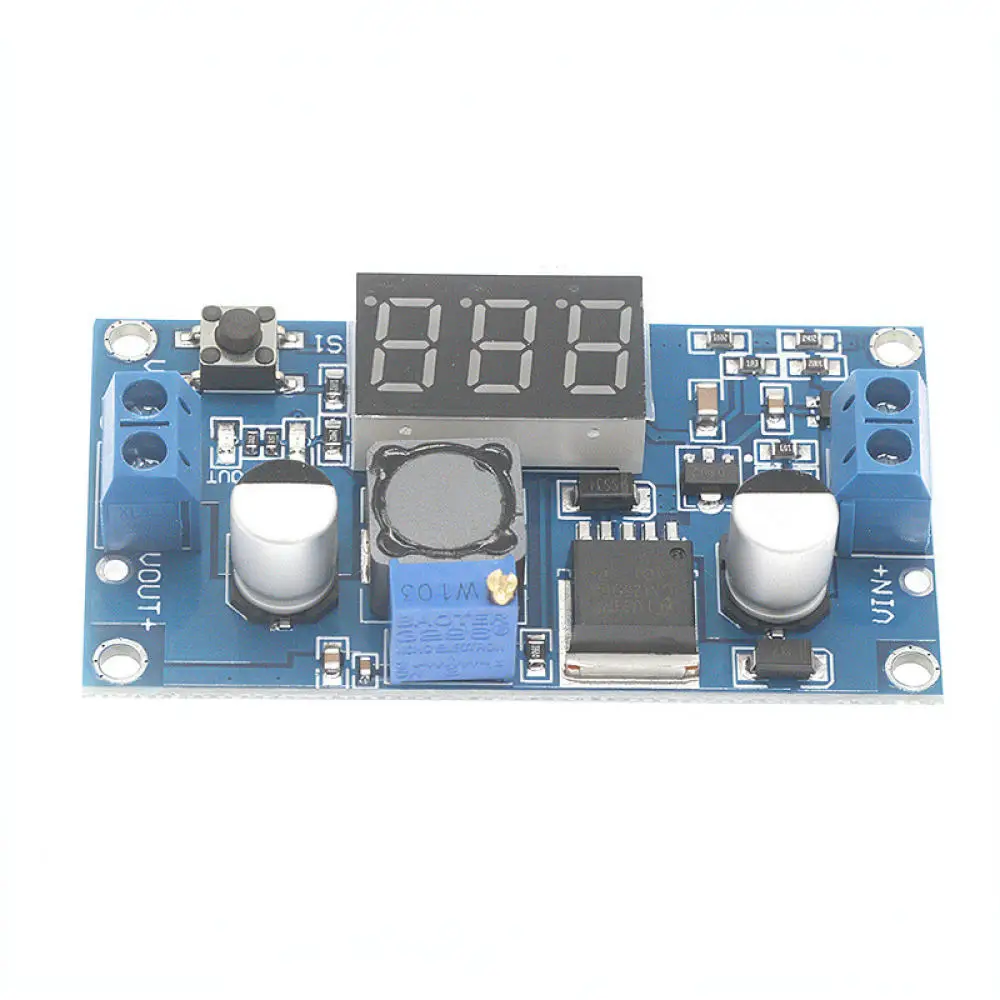 Digital Display Step Down Module LM2596 DC DC Converter Adjustable Power Supply Voltage Regulator Board Device
