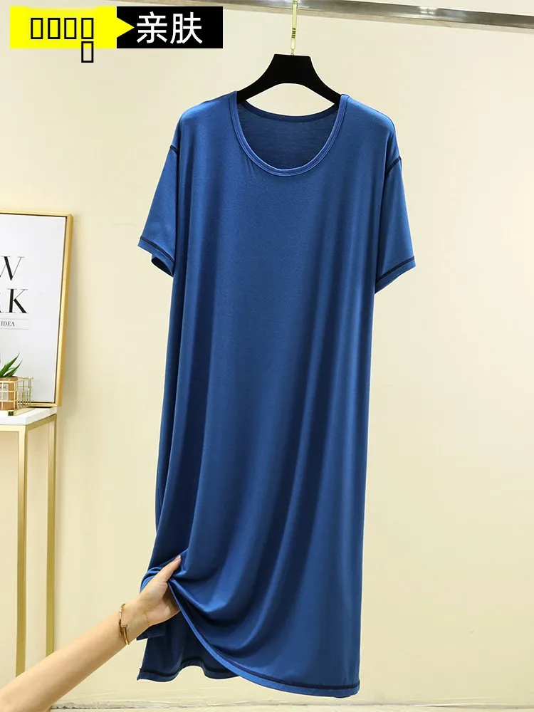 

Новинка 2025, мужской модальный халат, летний круглый халат Ne ort Sve, повседневная длинная домашняя одежда, цветная удобная одежда