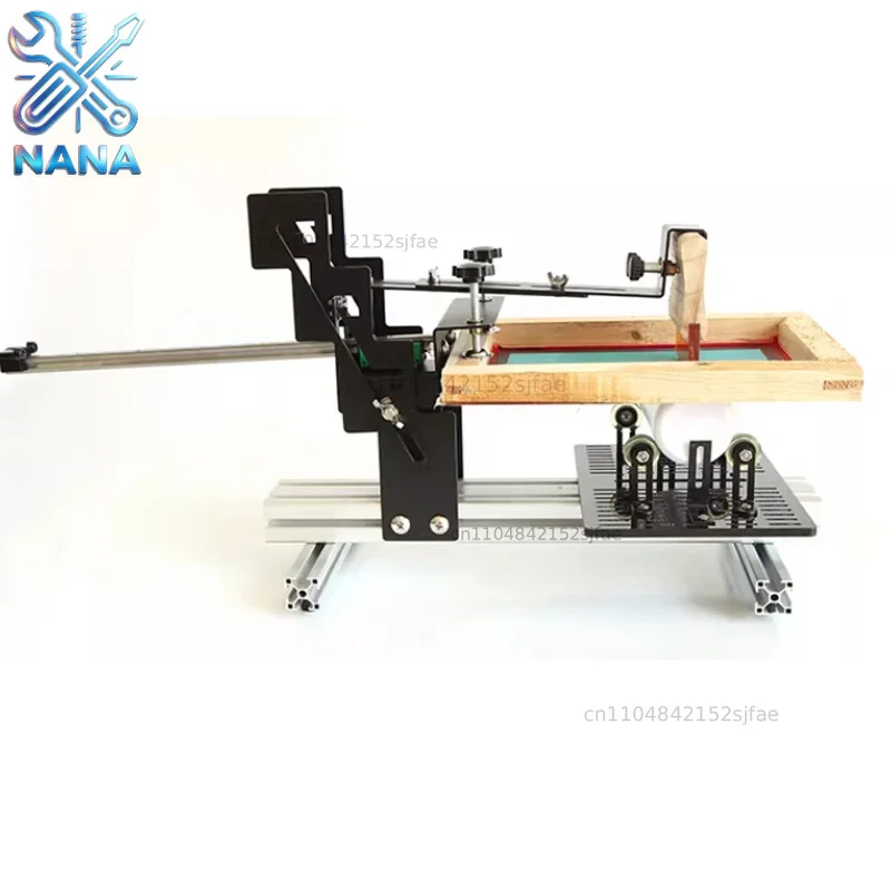 Manual Curved Screen Printing Machine Is Suitable for Printing Cylindrical Objects (cups/bottles/tubes) Screen Printing Machine