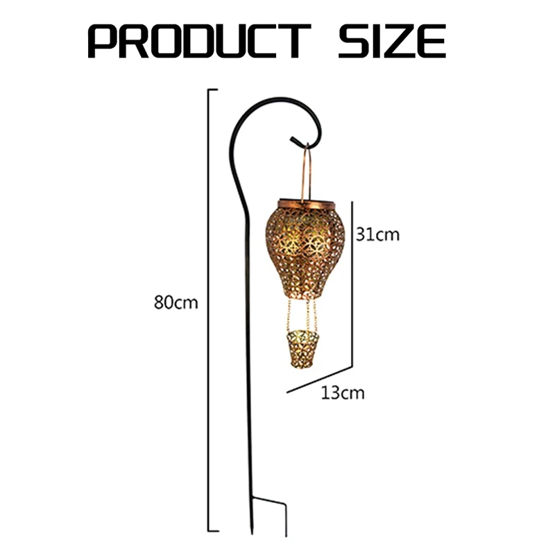 Gorąca balon dmuchany latarnia solarna ze świecznikiem słoneczna gorąca balon dmuchany latarnia na drzewo ganku