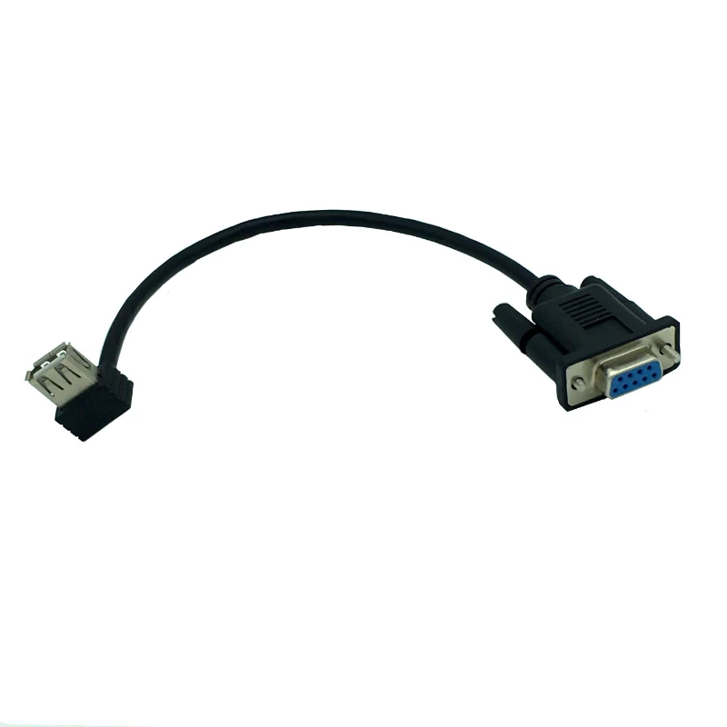 9-polige DB9-Buchse zu USB 2.0-Buchse Adapter kabel RS232 USB-Konvertierungs leitung DB9 zu USB 2,0 Kabel anschluss RS232 9p USB-Kabel DB9 – Detail 4