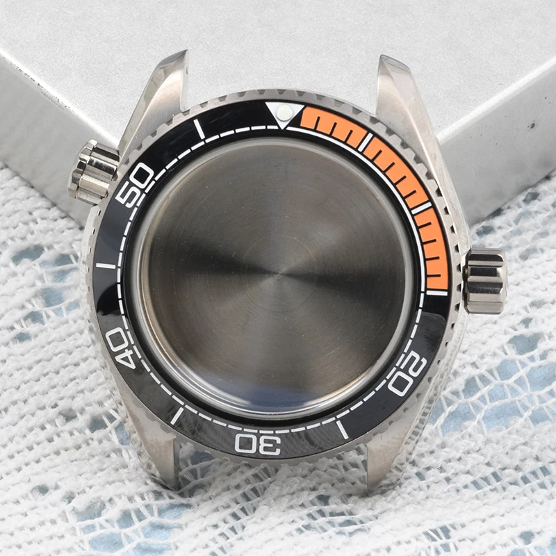 

HEIMDALLR Titanium case 41mmDiver Watch Case Sapphire Glass For NH35A/NH36A Automatic Movement Super Luminous fit Seiko mod case