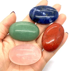 Natural Stone CAB Cabochon Beads Lapis Glitterstone Crystal Quartz Oval Fashion Jewelry DIY Ring Necklace Cabochon Accessories