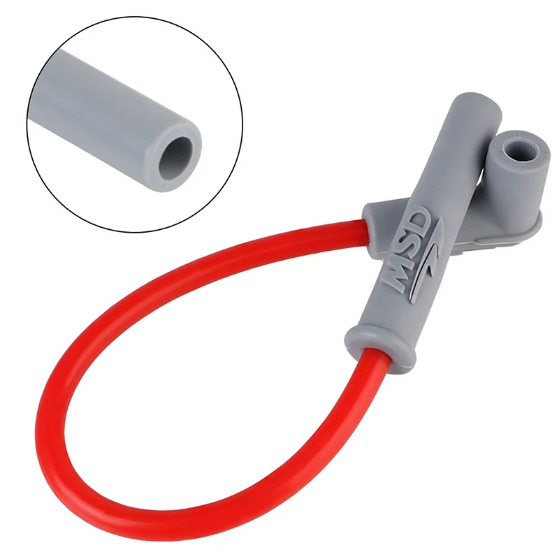 1 unidad de cable de encendido para motocicleta, bobina de refuerzo, capuchón de bujía, cable de alto voltaje, accesorios para vehículos todoterreno, cable de refuerzo MSD.