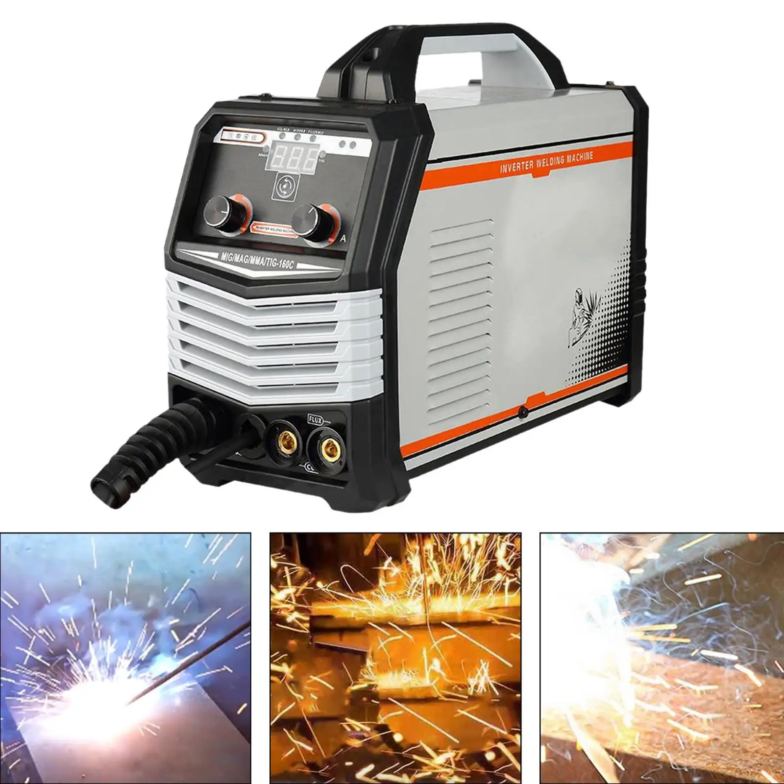 Electric Welding Machine Mig, Mma, , TIG-160C Modes Multipurpose User Friendly over Voltage Protection Electric Welding Tool