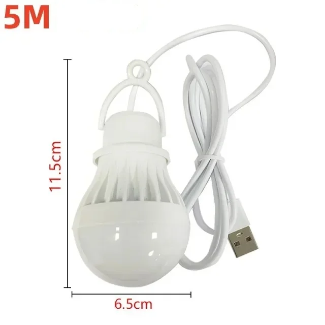 3/5/7W USB-Lampe, 5V Notlicht, LED USB wiederaufladbare tragbare Campinglaterne für Outdoor-Camping-Zeltbeleuchtung