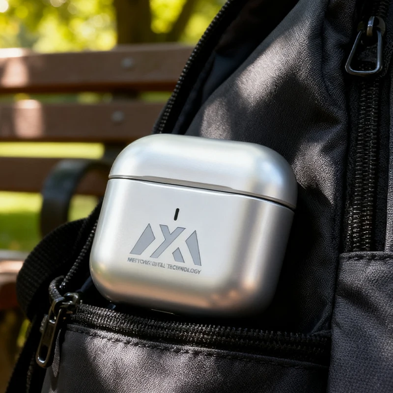 

K508 MYX Wireless Headphones -Metal Case (Shockproof/Scratch-Resistant), Clear HiFi Sound, For iPhone/Android - Portable & Durab