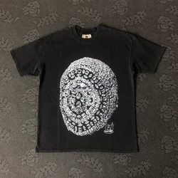 男性のカエルの形をした白いTシャツ,ファッショナブルなプリントTシャツ,donda kanywest,面白いグラフィック,ヴィンテージの服,特大のトップス,ユニセックス