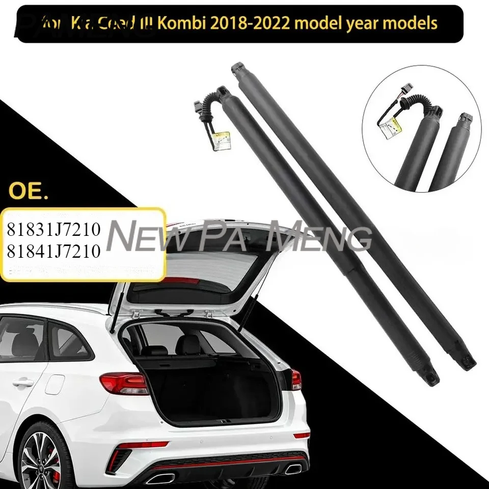 

OEM-Grade For 20-24 Polestar 2 Electric Rear Liftgate Trunk Strut Shock 81831J7210 81841J7210 81831-J7210 81841-J7210