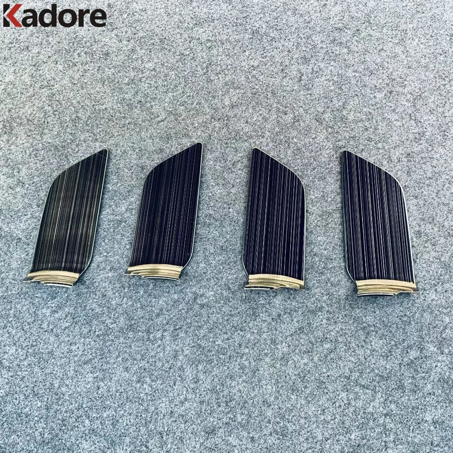 مقبض باب السيارة وعاء غطاء الكأس إطار الديكور اكسسوارات التصميم الداخلي لتويوتا فينزا هارير 2020-2023 2024 2025 #6