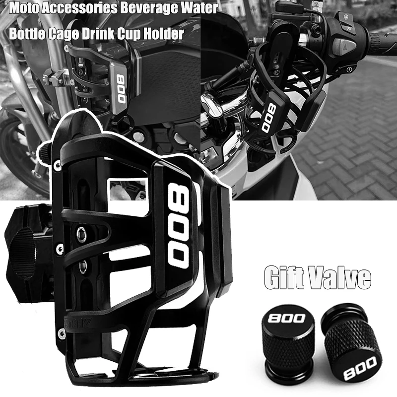 

Moto Accessories For Triumph TIGER 800 900 Street Triple 765 RS 765R 675 R Trident Beverage Water Bottle Cage Drink Cup Holder