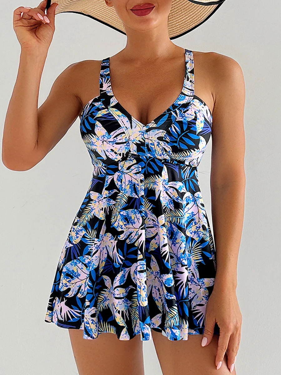 2026 مثير Strappy Tankini ملابس السباحة النساء عالية الخصر ملابس السباحة الإناث فستان الشاطئ الاستحمام لباس سباحة ملابس السباحة الصيف XXL