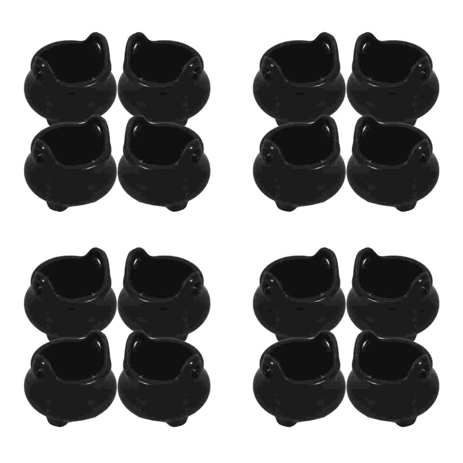 20 Pcs Halloween Witch Boiler Mini House Cauldron Pots Pumpkin Plastic Miniature Party Decor Prop Accessories