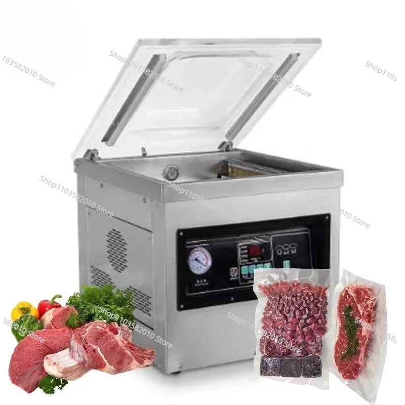 DZ500 Automatic Desktop Vacuum Sealer, 110/220V High Quality for Bean Fish Meat Chicken