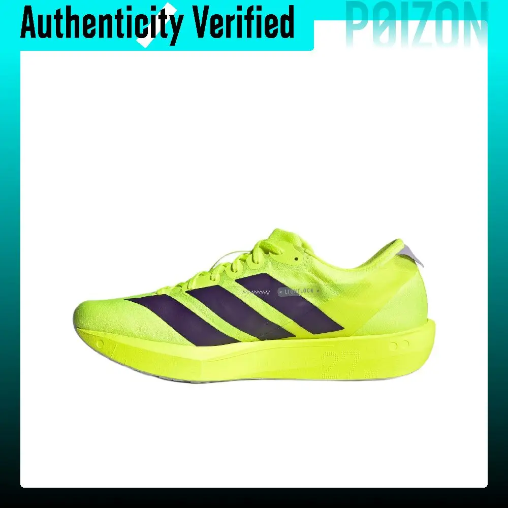 Adidas Adizero Adios 9 Low top Running Shoes Men's Yellow Purple JQ0776