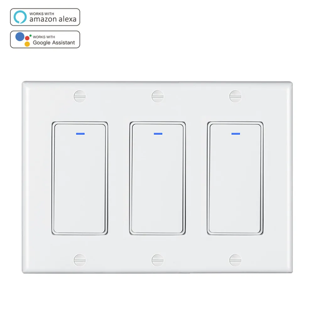 

US market 15A 3way electric light switches hotel room wall light switch intelligent for automation systems smart home