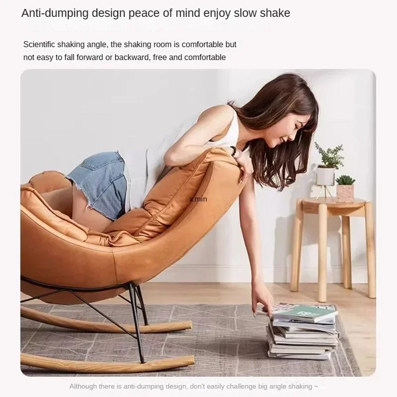 Rocking Chair Reclining Chair Adult Living Room Lazy Sofa Lobster Snail Chair  Home Single Lounge Furniture كرسي استرخاء