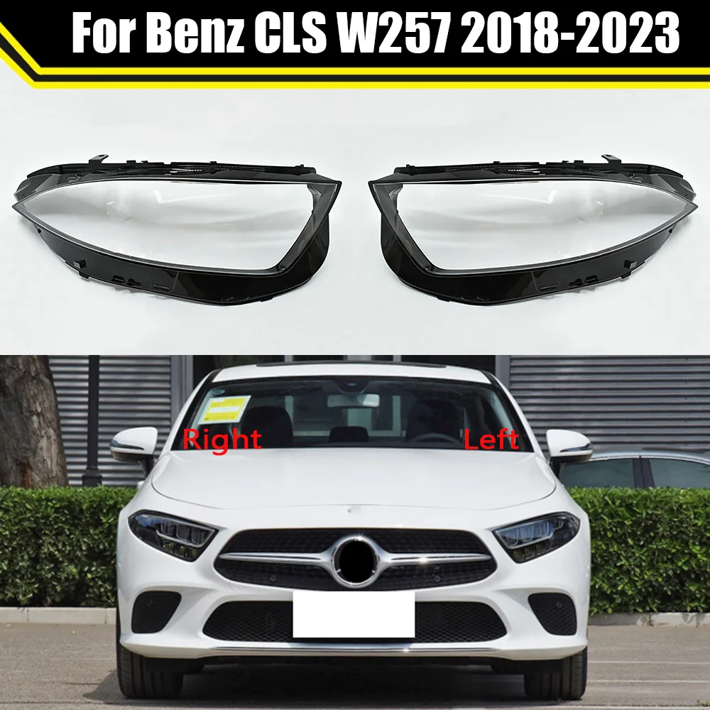 

Car Replacement Headlight Case Shell Light Lamp Transparent Lampshade Lens Clear Cover For Mercedes-Benz CLS W257 2018~2023