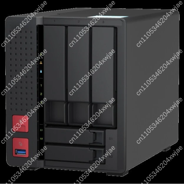 Solución de almacenamiento de datos multibahído de diseño portátil de almacenamiento conectado en red compacta TS-564-8G