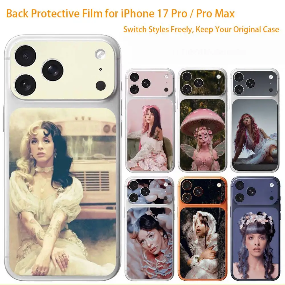 M-Melanie S-Singer Martinez Premium Skin Wrap for iphone 17pro 17promax, Back Frame Camera Protective Decal (Not Case)