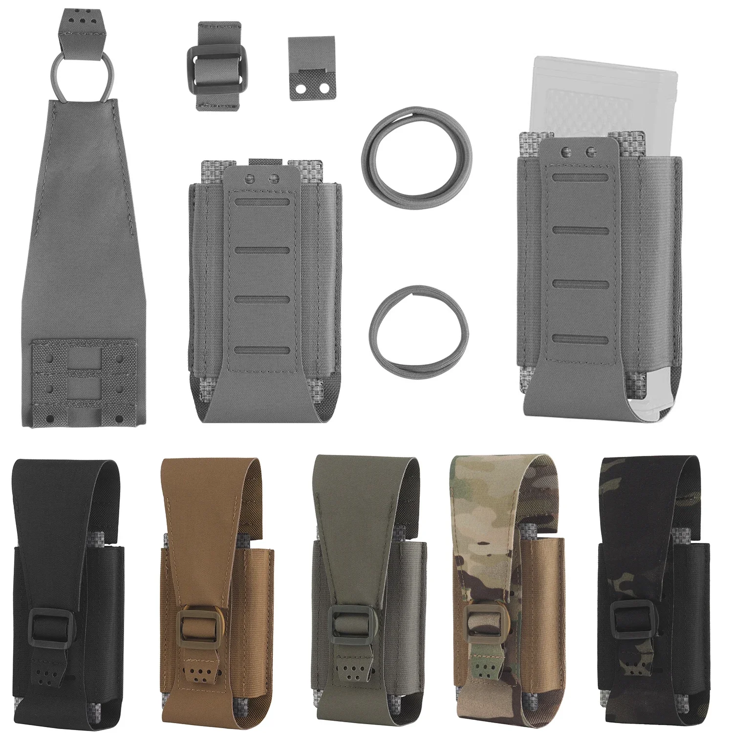 Pochette multifonctionnelle modulaire WG pour chargeur unique, système Molle, pour fusil, chargeur 5,56, étui pour chargeur SMG MP5 MPX MCX UMP45 MP9 MP7