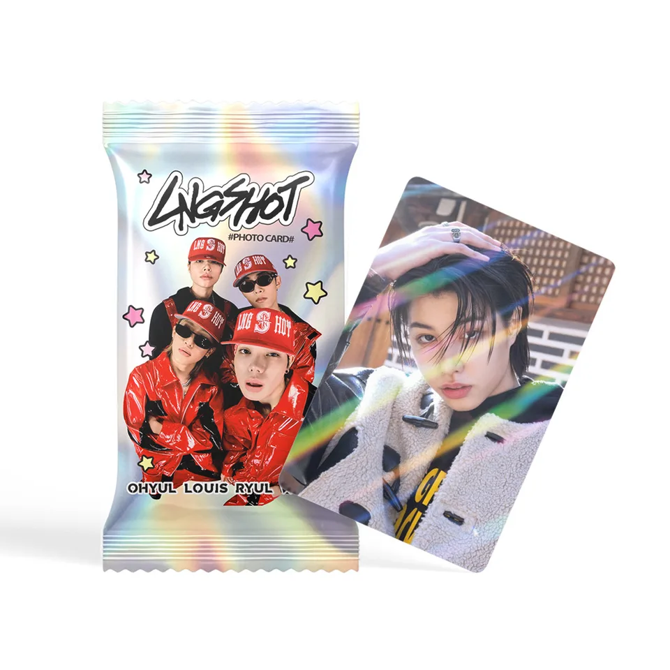 NEW Kpop 240Pcs/Box LNGSHOT Blind BOX Cards Random 10PCS