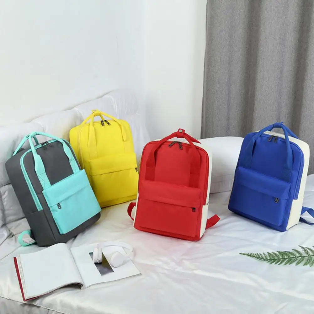 

Great Casual Backpack Waterproof Hold Items Portable Handle Pupil Students Kids Schoolbag Bookbag