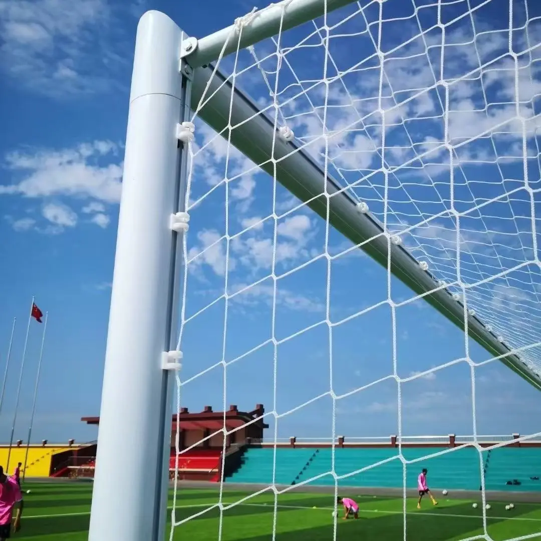 Große 11- und 11-Fußballtore aus Aluminium für den Außenbereich