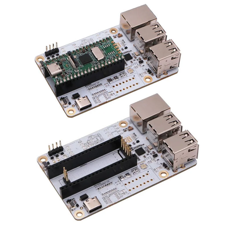 Placa de desarrollo AY14 -RISC-V Milk-V Duo + placa de expansión HUB USB CV1800B compatible con Linux para entusiastas de Iot, jugadores DIY fáciles de U