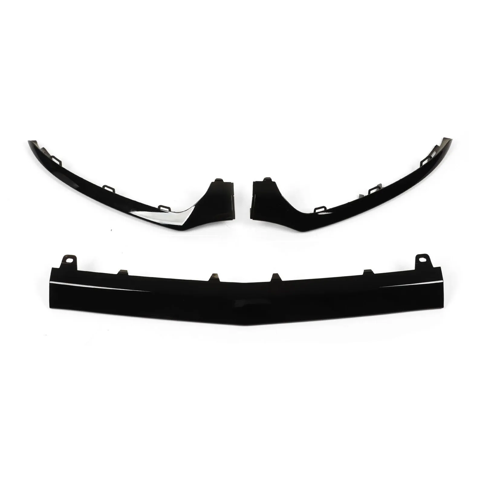 Glänzend schwarz vordere Stoßstange untere Verkleidungen Ersatz für Mercedes-Benz C-Klasse W205 C205 A205 Auto Front stoßstange untere Verkleidungen