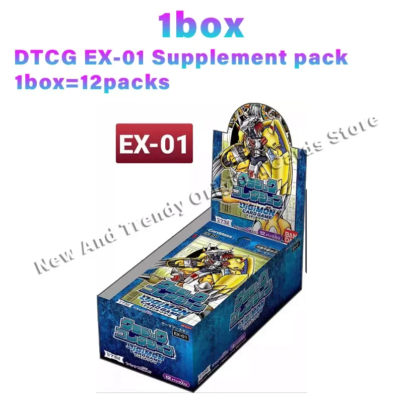 Original Bandai Digimon Adventure DTCG Japanese EX-01 Supplement Pack TCG Cards Limited Edition Collectible Blind Box Gift