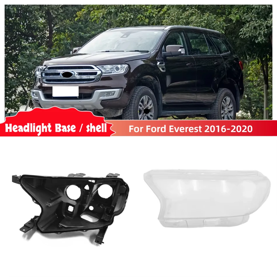 

For Ford Everest 2016 2017 2018 2019 2020 Accessories Cars Base Head Lamp Shell Base Plate Dust Cover For Headlights