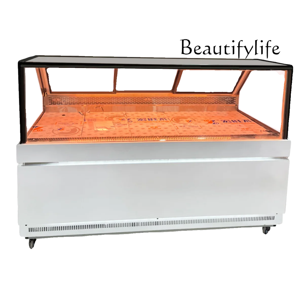 

Double temperature air-cooled cooked food cabinet direct cooling single temperature commercial cold dish display cabinet