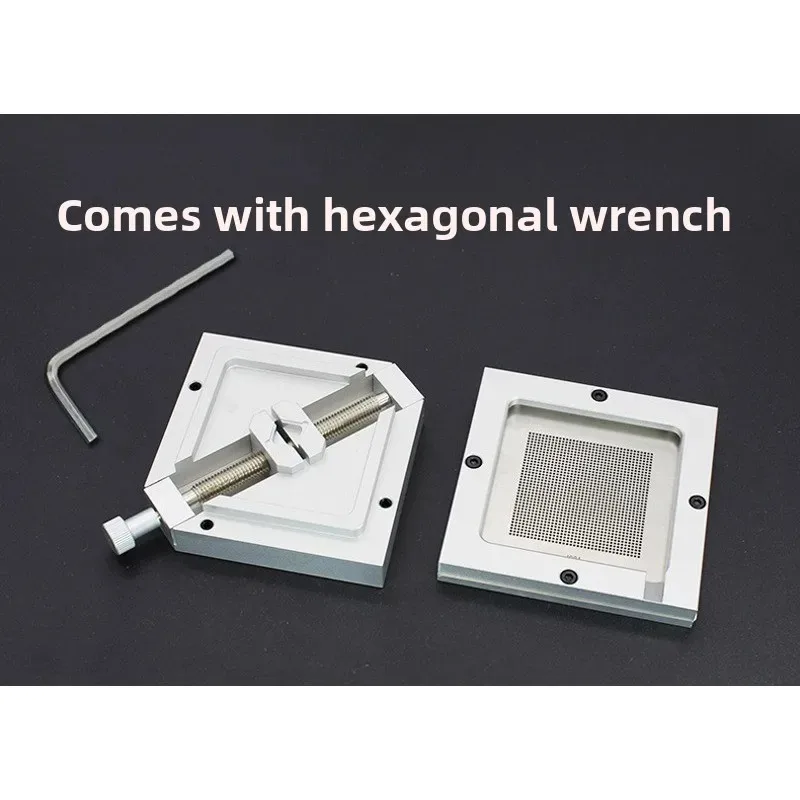 Chip Rework Station Fixture 80x80mm/90x90mm Aluminum Alloy Soldering Jig
