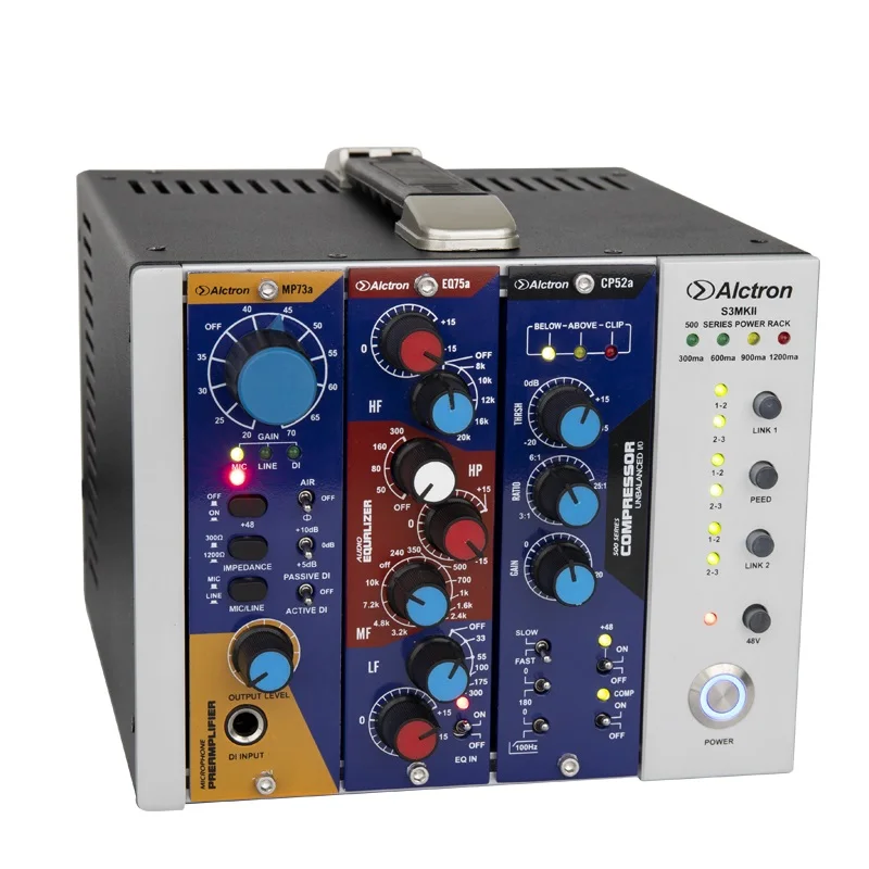 Alctron s3 mmiiトリプルチャンネル500シリーズモジュールスタジオ